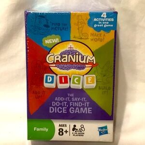 NWT Cranium Dice game, factory sealed